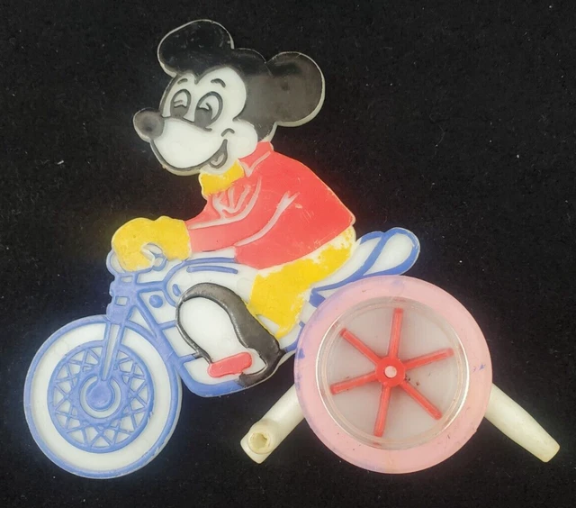 1976 Mickey Mouse Azrak Hamway Walt Disney Action Straw