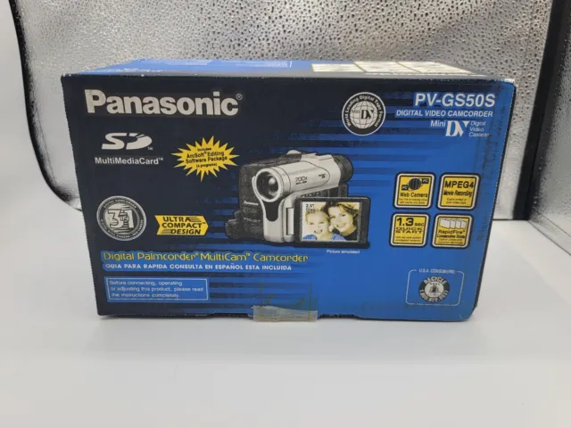 TC PANASONIC PALMCORDER PV-DC252D Mini Dv VCR Reproductor Videocámara  Transfer ( EUR 83,04 - PicClick ES