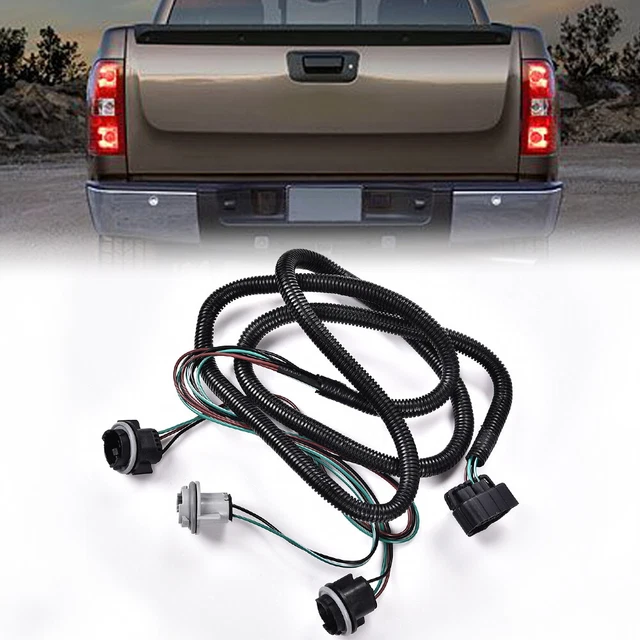 Fit For Chevy Silverado Pickup Truck Tail Light Lamp Wiring Harness Passenger R