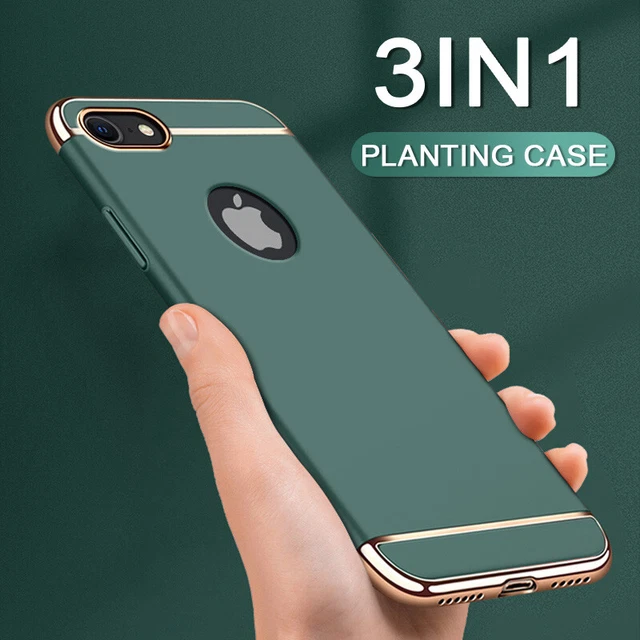 3 in1 hybird Back Case For iPhone 11 12 Pro Max 7 8 Plus XS Hard Matte Cover