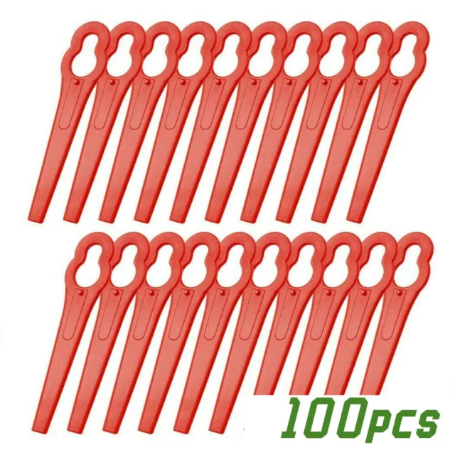 Lot De 100 Lame Coupe Bordure Lame De Rechange pour Tondeuse à gazon