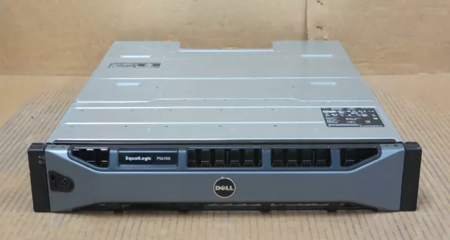 Dell EqualLogic PS6110X 10GbE iSCSI SAN Storage Array 2x Type 14 24x 600GB HDD