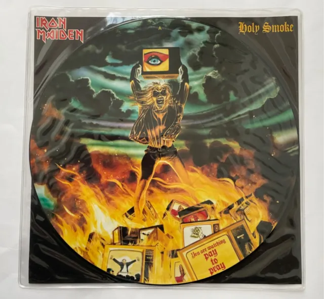 Iron Maiden - Holy Smoke - 12" Picture Disc - Unplayed