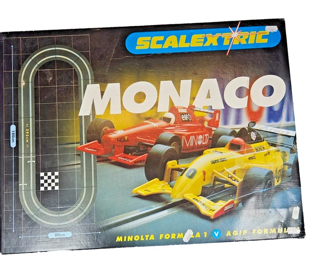 SCALEXTRIC C1046 MONACO Grand Prix Set 1/32 Scale Minolta Agip