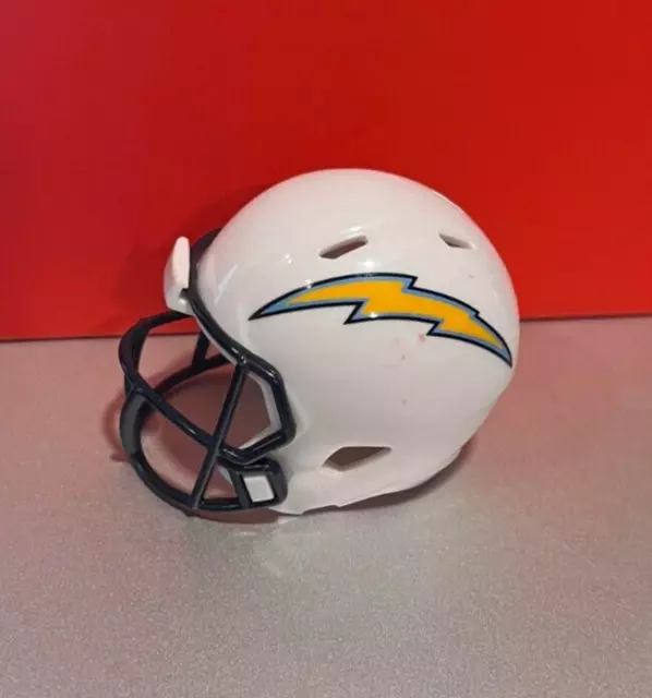 Riddell pocket pro football helmet San Diego Los Angeles Chargers SPEED white