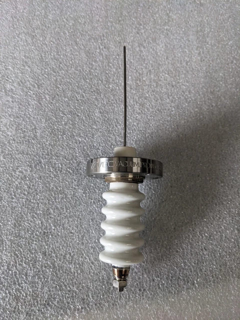 mdc vacuum 30kv high voltage conflat feedthrough UHV vacuum 50 amps