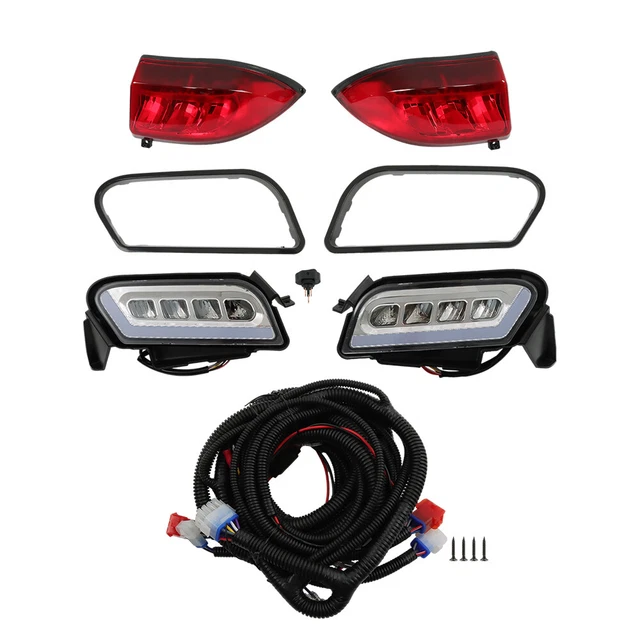 Deluxe Plus LED Light Kit Fit Club Car DS 1993-UP Gas and Electric Golf