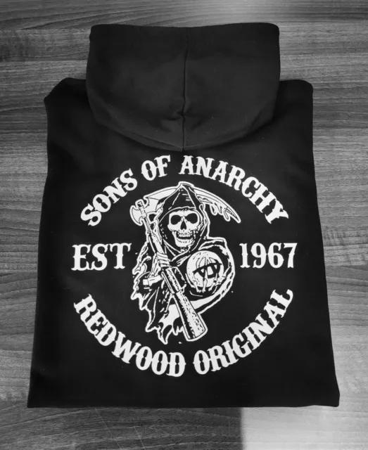 Sons Of Anarchy Fashion Hooded Black Hoodie Unisex