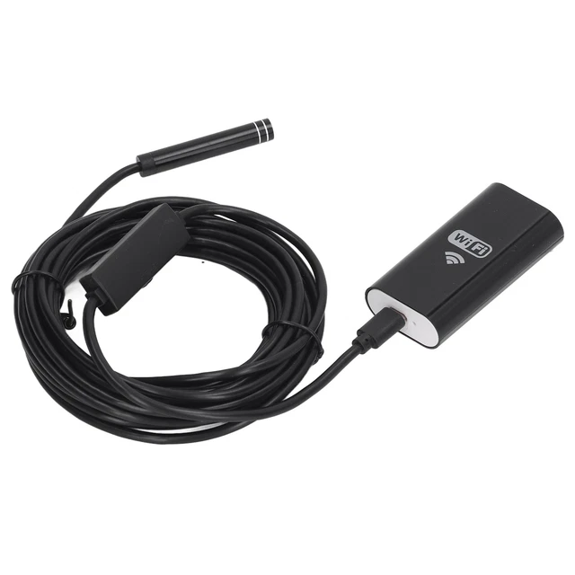 Borescope Endoscope Camera ABS Aluminum Alloy 8 LEDs 3.3ft IP67 For Car Repair