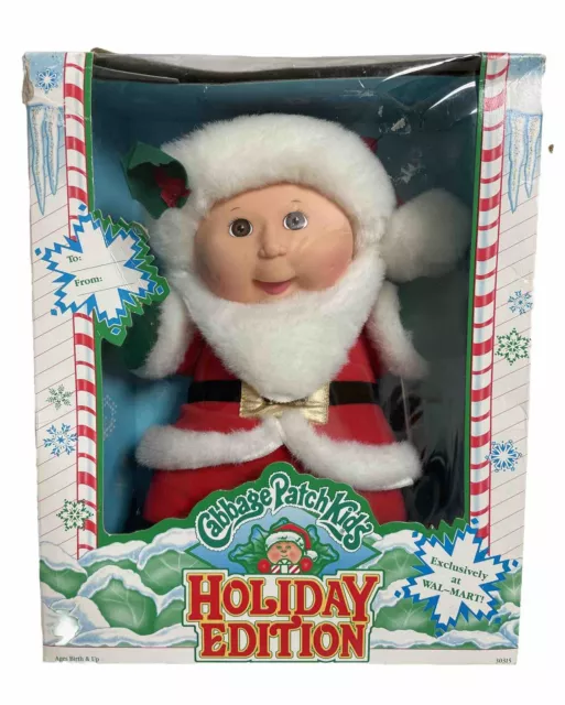 Cabbage Patch Kids Vintage 1992 Holiday Edition Santa Wal-Mart Exclusive in Box