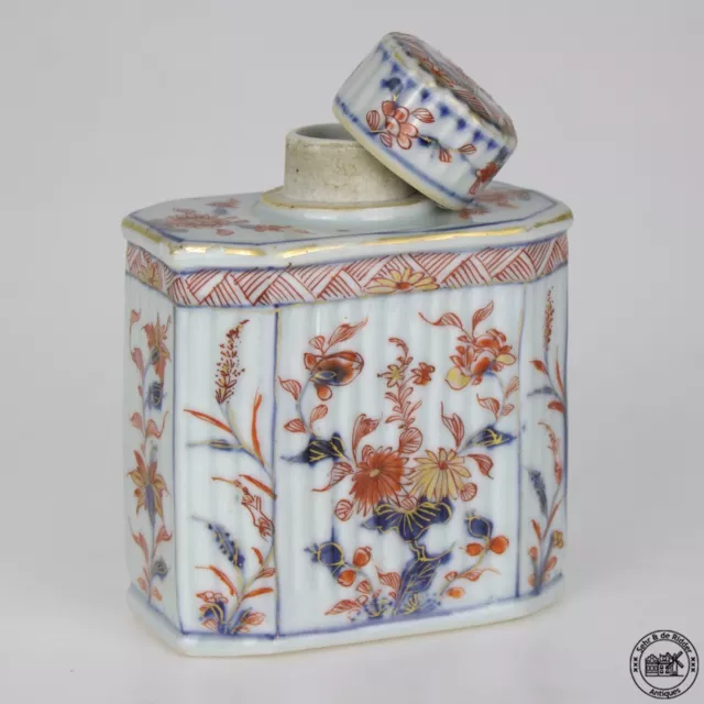 Fine Chinese Porcelain Kangxi Imari Teacaddy