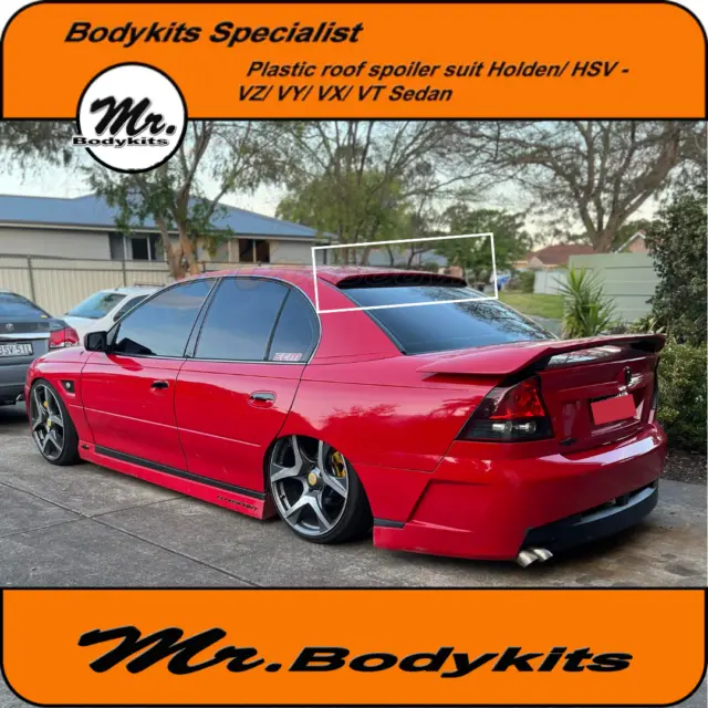 Rear Plastic Roof Spoiler For Holden Vt/Vx/Vy/Vz Calais/Berlina By Mr.bodykits