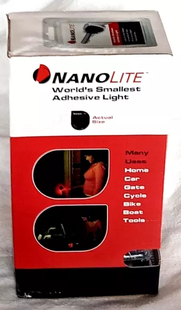 NanoLite: luz adhesiva más pequeña del mundo, paquete a granel de exhibición de proveedores minoristas