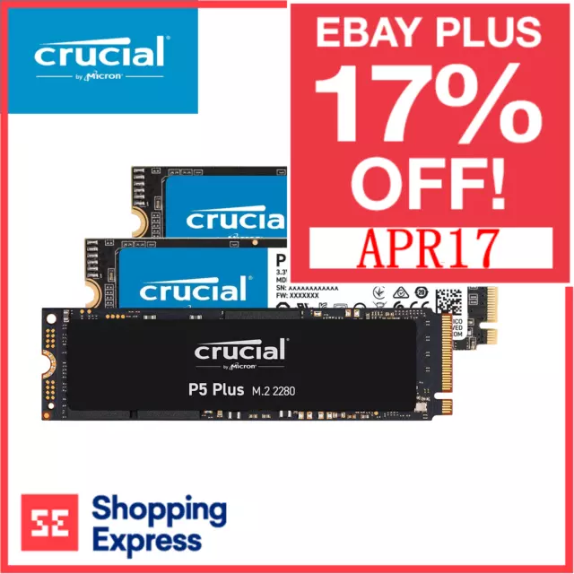 Crucial 1TB 2TB 500GB 250GB P5+ P5 P2 P1 BX500 MX500 Series 2.5" M.2 Drives