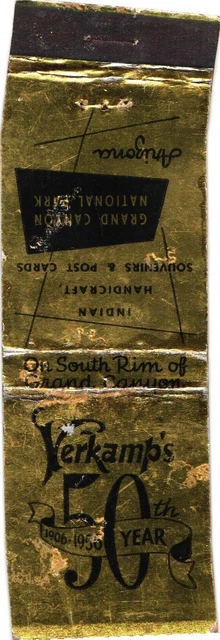 VERKAMP'S, 50TH YEAR 1906-1956 South Rim of Grand Canyon Vintage ...