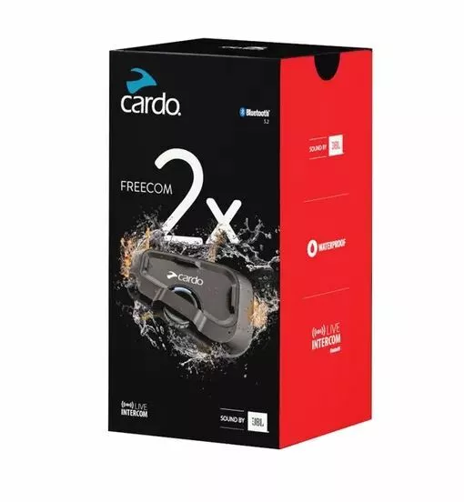 Cardo Freecom 2X Motorradhelm Intercom Solo