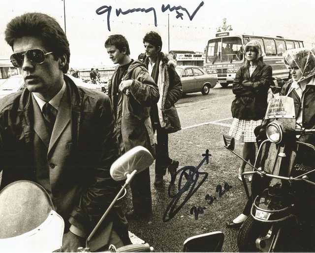 Quadrophenia cast hand signed photo Garry Cooper and John Altman with COA