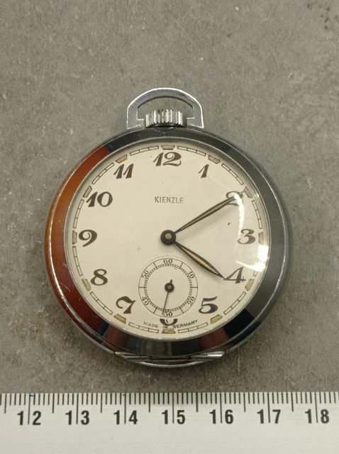 Ancienne Montre à Gousset Plaqué Or - Cadran émaillé - Occasion