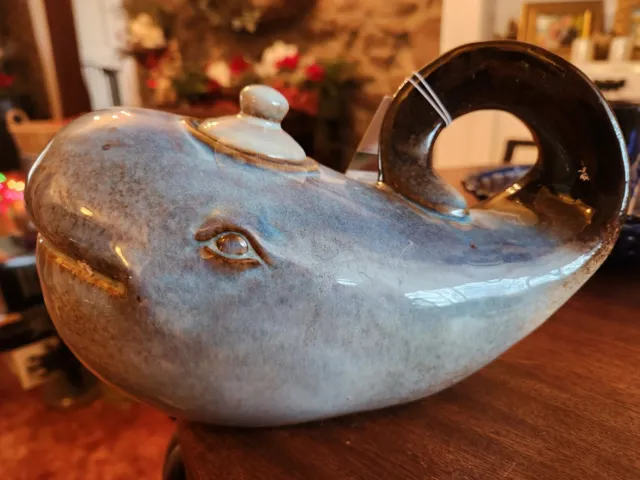 Boston Warehouse Whale Teapot Never Been Ised. 28 Oz