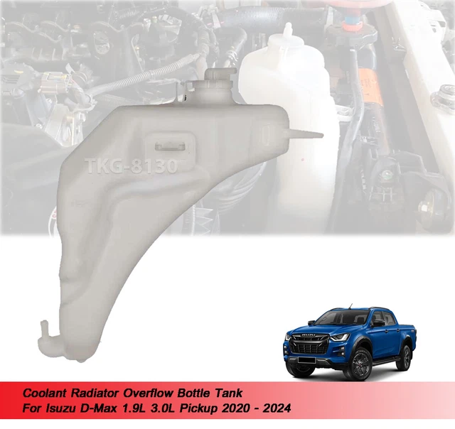 Coolant Reservoir Overflow Tank Replacement For Chevy Silverado 1500, Tahoe, GMC Sierra, Yukon, Cadillac Escalade (2014-2020) | 6.0L, 6.2L, 4.3L, 5.3L Compatible