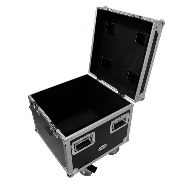 Prox ATA Utility Road Case with 4" Caster Wheels Stackable Stage DJ Case UTL9W