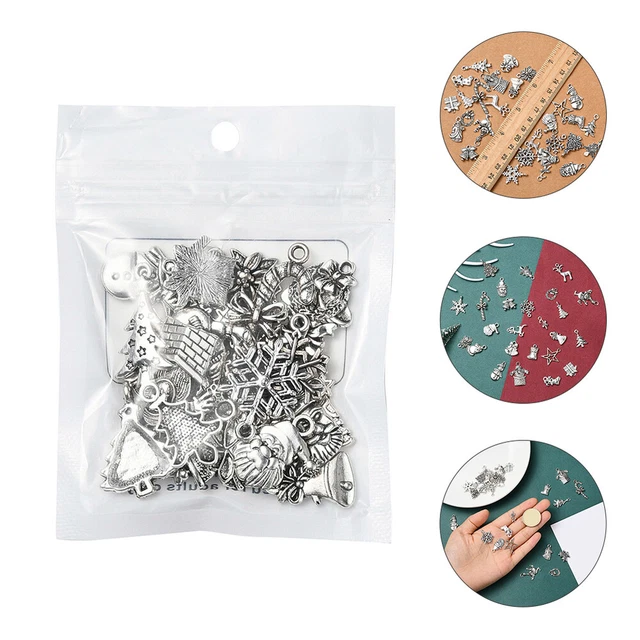 27 stücke Weihnachten Anhänger Schmuck Machen Weihnachten Charms Schneemann Sant