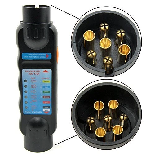 SmartSpec 7 pin tester cablaggio rimorchio traino cavalluccio caravan camion