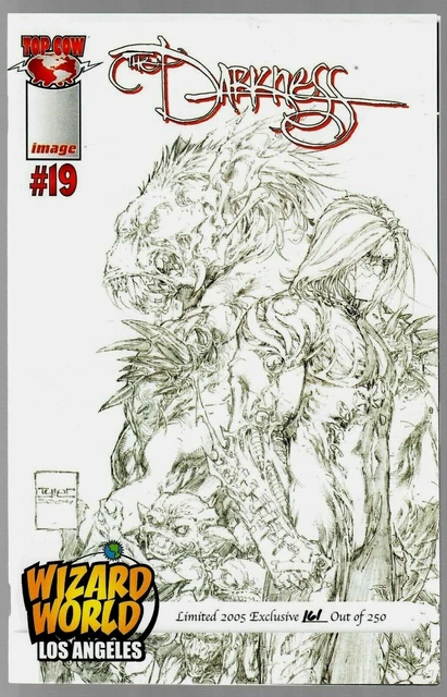 Darkness #19 Wizard World La Sketch Variant Cover #161/250 Image Nm Comic Book 1