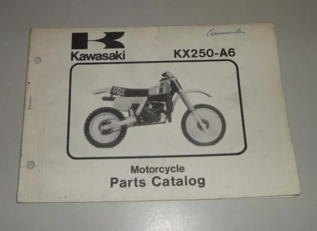 Teilekatalog / Ersatzteilliste / Parts List Kawasaki KX 250-A 6
