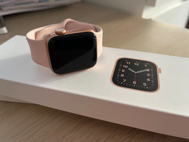 Apple watch se gps 40mm with pink sand sport band gold cheap
