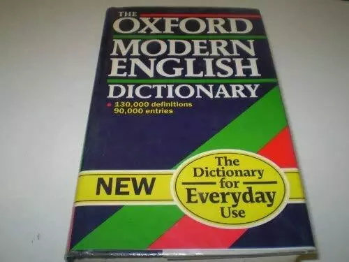 Oxford Modern English Dictionary Hardback Book The Cheap Fast Free Post