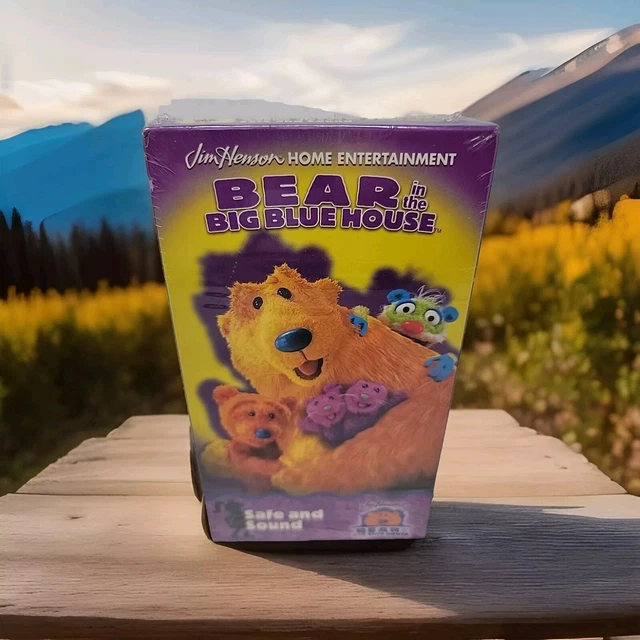 BEAR IN THE Big Blue House Safe and Sound VHS 2001 Jim Henson Home ...