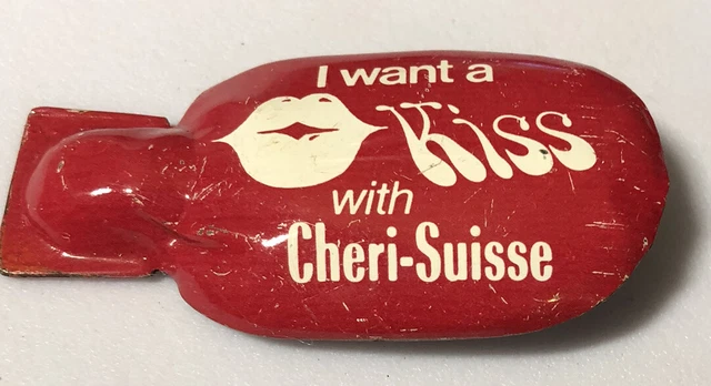 Vintage Cheri Suisse Clicker Switzerland Liquor Liqueur Alcohol Drink Swiss B