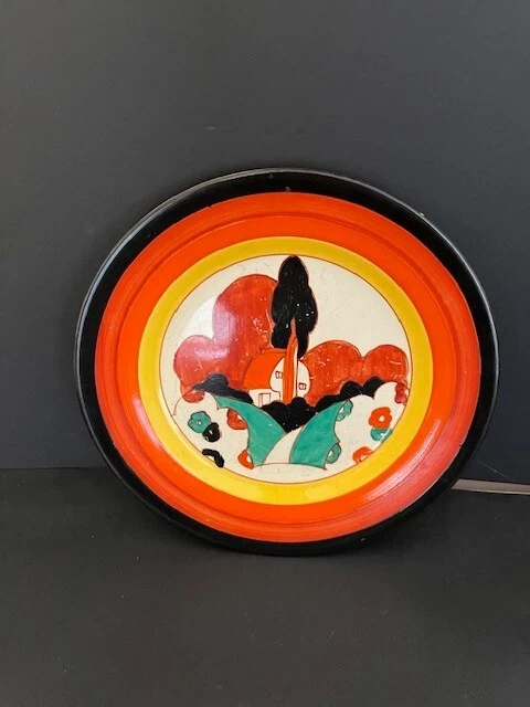 ORIGINAL CLARICE CLIFF Bizarre Farmhouse Pattern Side Plate £101.08 ...