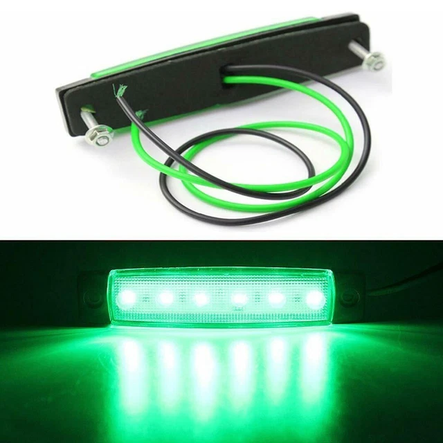 120 Lumens Clignotant 12V-DC ABS Rouge + Vert Stern Léger Remorque Neuf 2