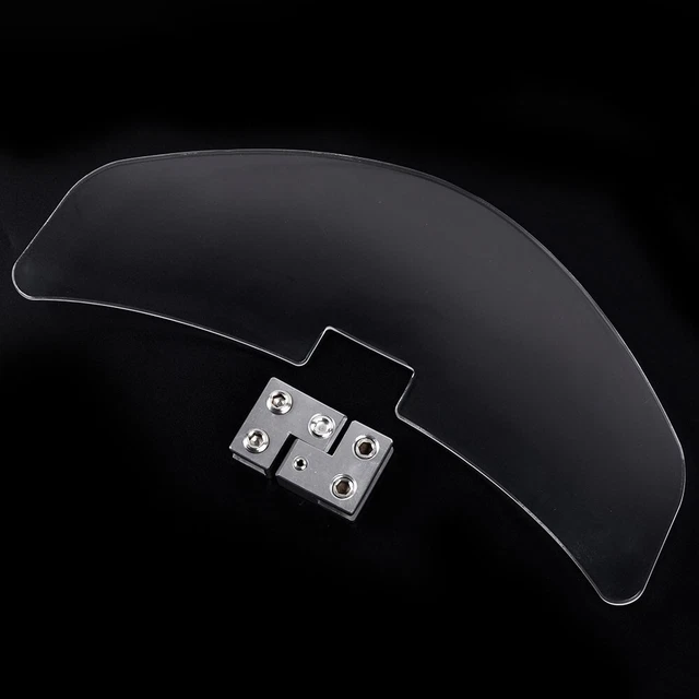 Estensione parabrezza moto deflettore regolabile clip on trasparente