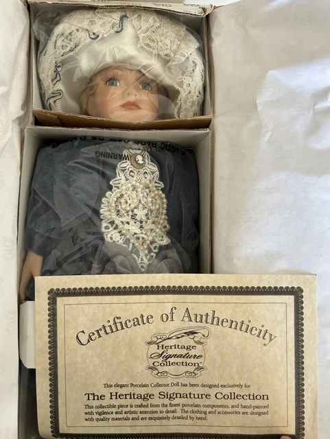 Heritage Signature Collection Juliana Lady of Elegance Porcelain Doll Open Box