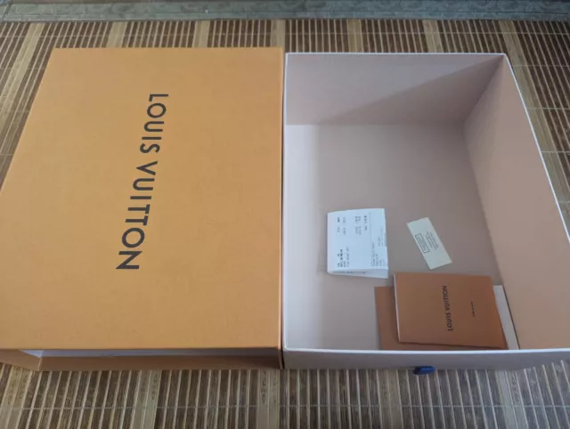 Louis Vuitton Brown Empty Gift Box Storage Fashion Display 27x15x3.5 Cm  Auction