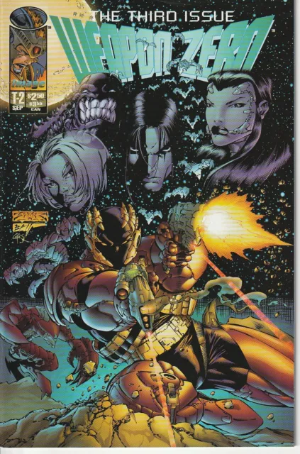 Weapon Zero #3 T-2 Image Comics 1995 Comic Book The Third Issue BAGGED & BOARDED