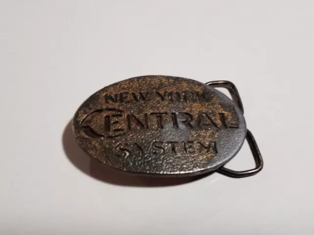 1976 Jimm Watson Belt Buckle "New York Central System" Railroad Collectibles 3