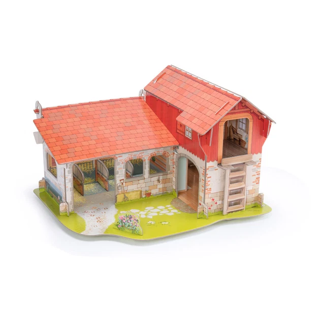 PAPO Farmyard Friends The Farm Toy Playset, Multi-colour (60118)