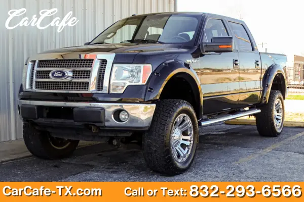 2010 Ford F-150 SUPERCREW LARIAT 5.4L V8 4X4 FLEX FUEL ACCIDENT FREE & 1-OWNER!