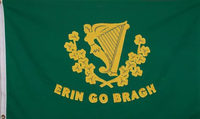 Erin Go Bragh Flag Heavy Cotton - Ireland Forever