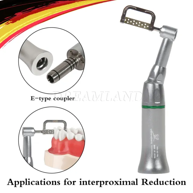 Orthodontic Dentaire 4:1 Contra Angle Reciprocating Stripping IPR KIT Handpiece