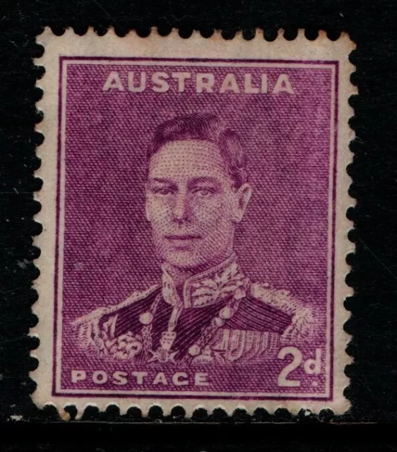 Australia 1937 1938 1949 2d King George VI perf 15 x 14 SG185 MNH