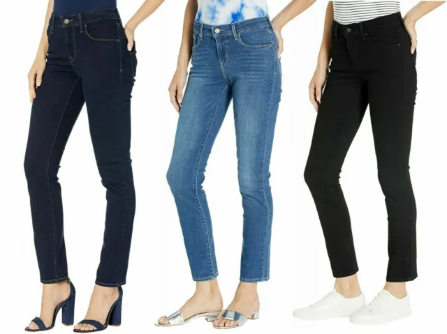Levi's Women’s Classic Mid Rise Skinny Five Pocket Skinny Cotton Slim Cut Jeans