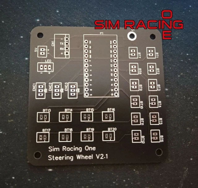 ARDUINO PRO MICRO PCB Sim Racing Diy Peripheral Kit - Steering Wheel ...