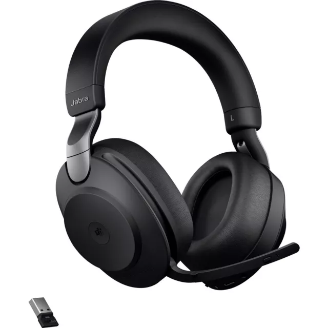 Jabra Evolve 2 85   Over Ear Headset Bluetooth®, kabelgebunden Stereo Schwarz...
