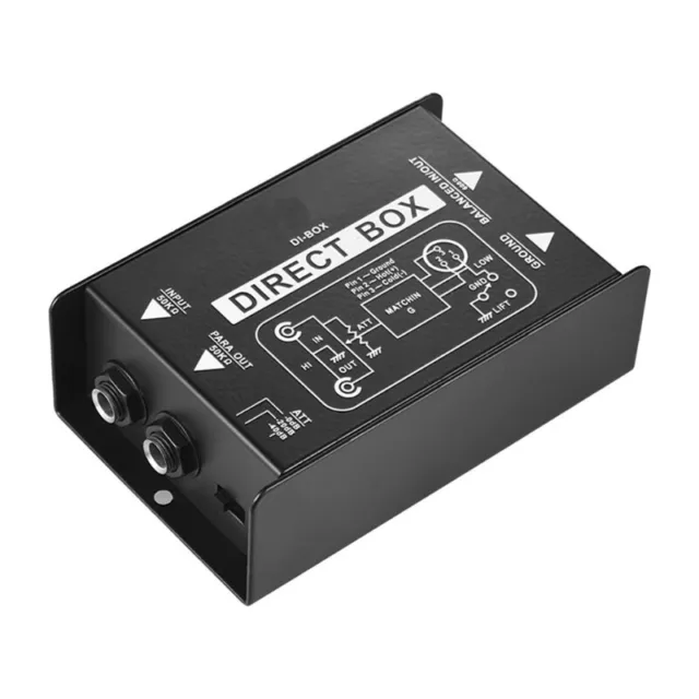 Professional DIRECT BOX Single Channel Passive DI-Box Direct Injection Audio Box