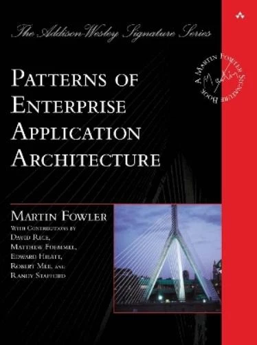 MARTIN FOWLER PATTERNS of Enterprise Application Architecture (Relié ...
